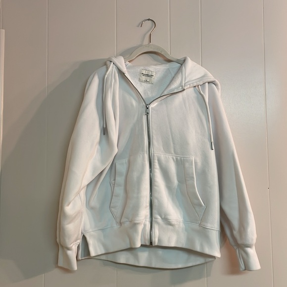 Abercrombie & Fitch Oversized Full-Zip Hoodie - Picture 2 of 8